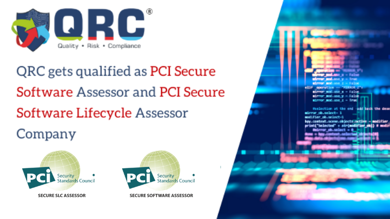 QRC Gets Qualified As PCI SSS And PCI Secure SLC Assessor